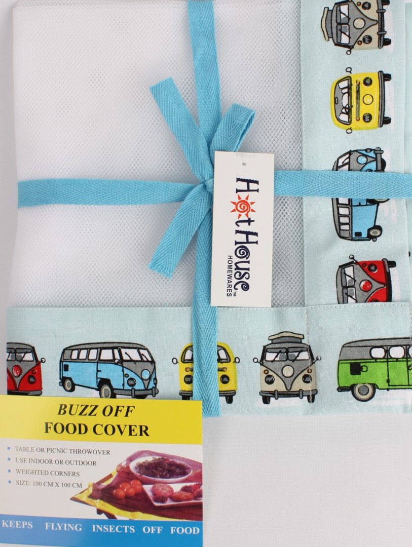 Campervan food cover 'Let's go wild and explore the world' Code: FC-CAM image 0